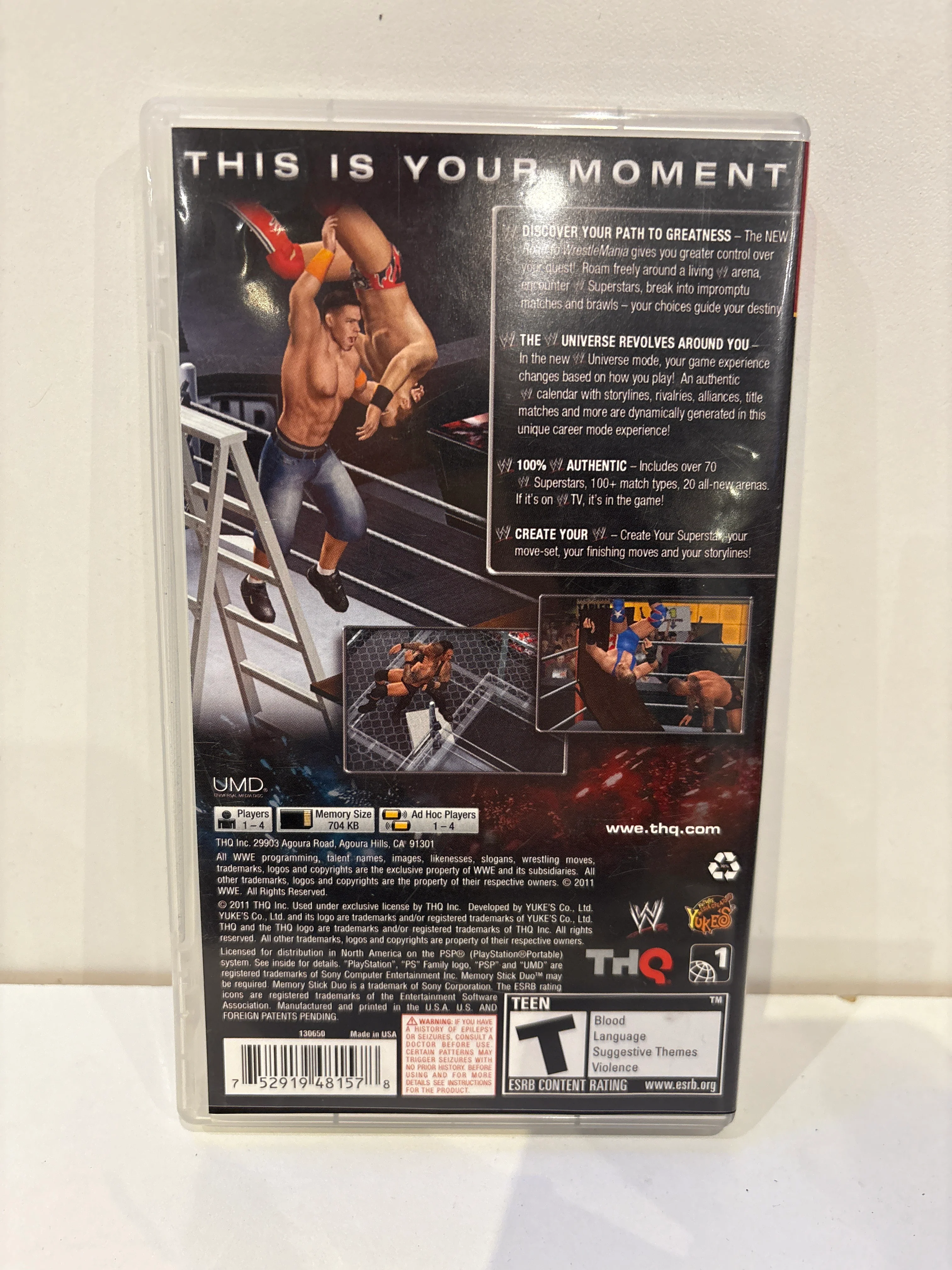 WWE Smackdown Vs. Raw 2011 [Greatest Hits] - PSP - Image 2