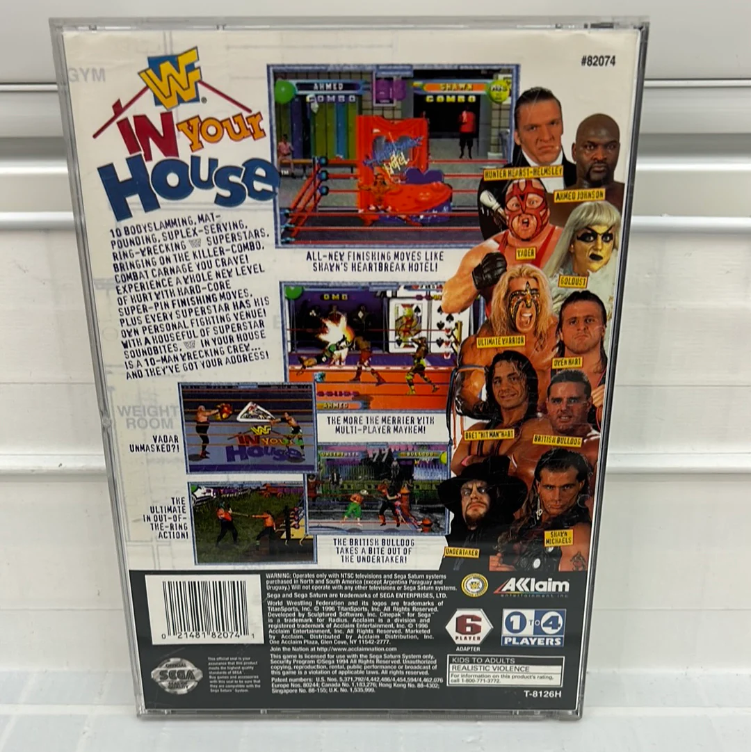 WWF In Your House - Sega Saturn - Image 2
