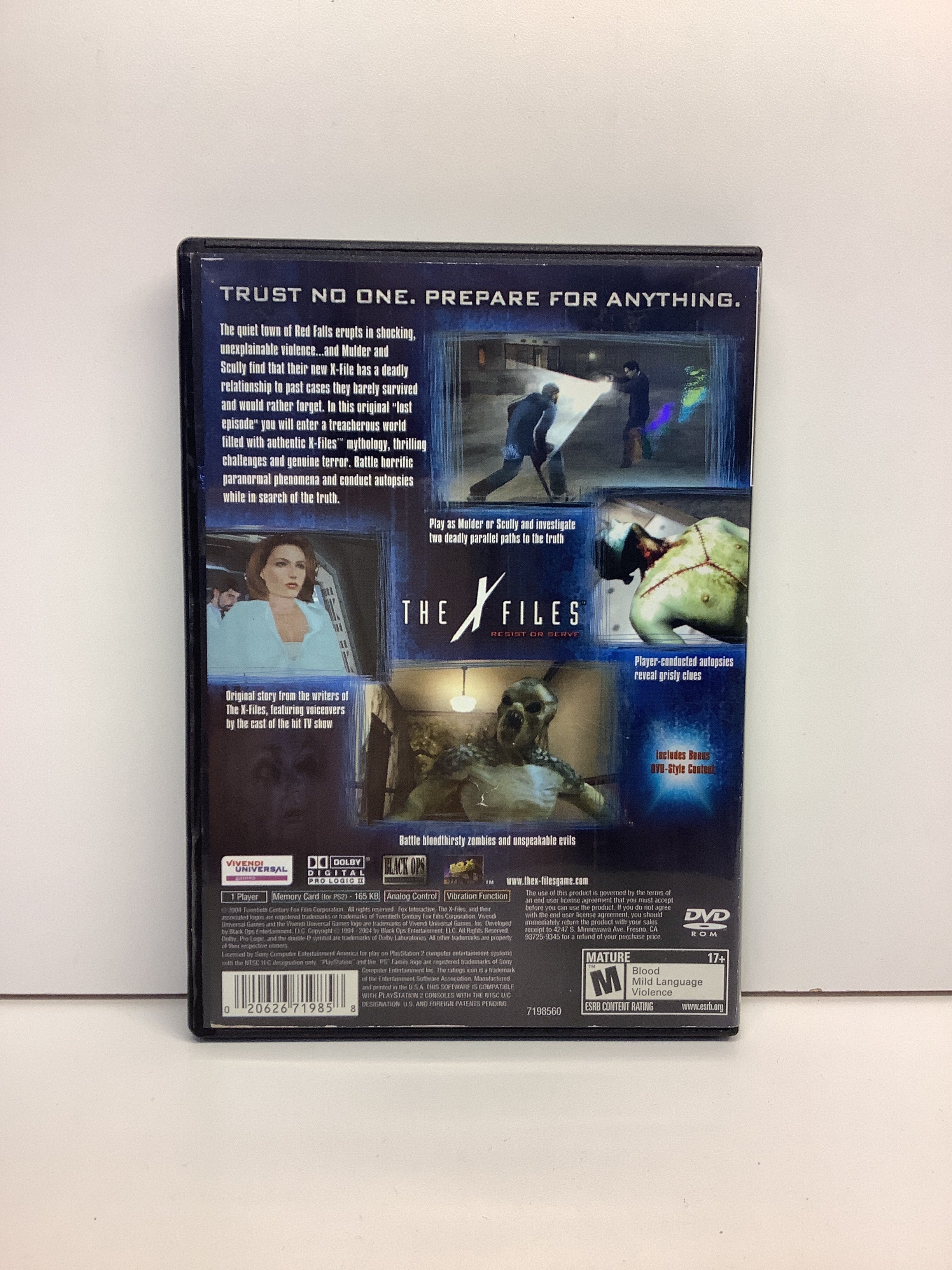 X-Files Resist or Serve - Playstation 2 - Image 2