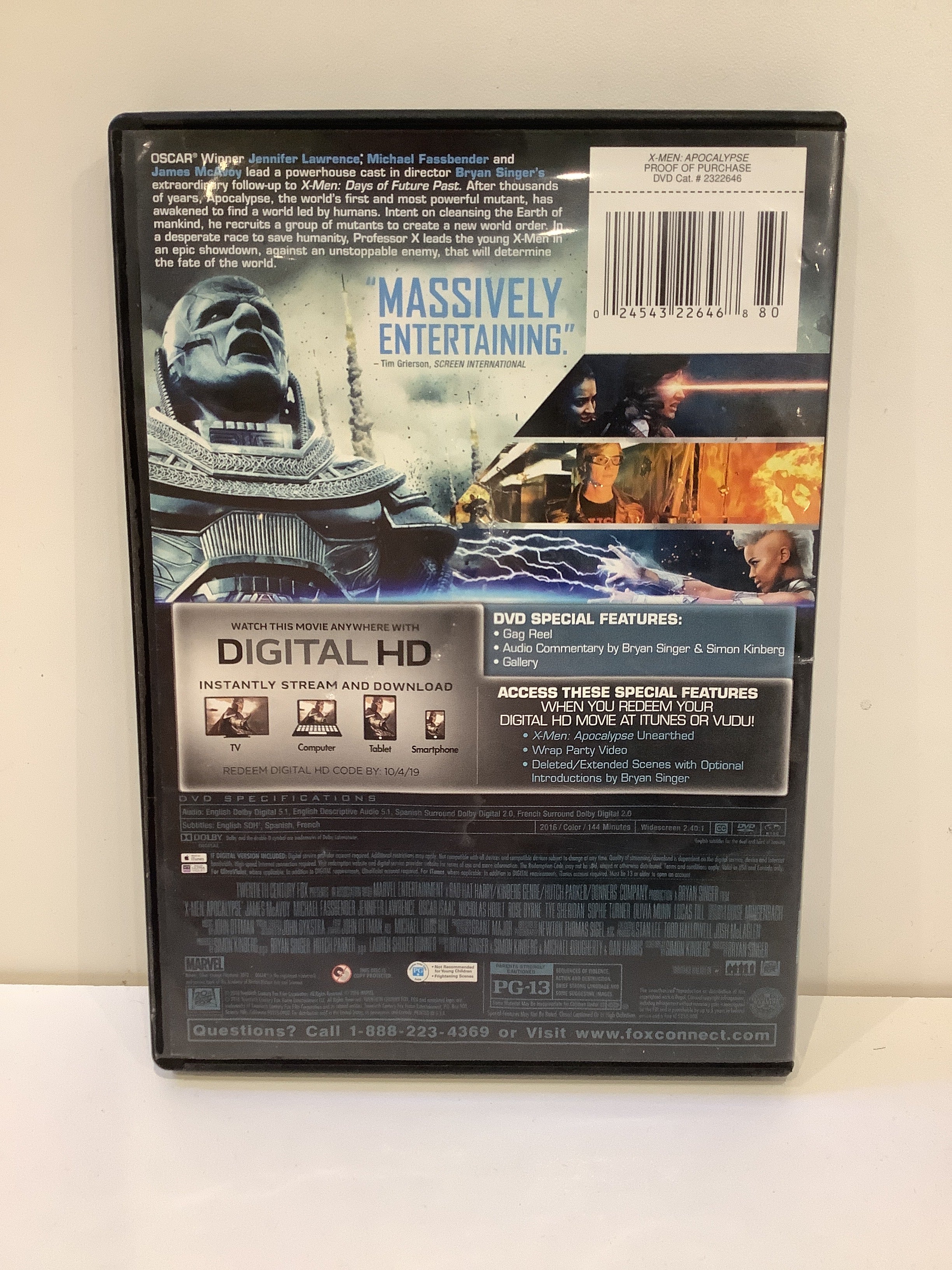 X-Men Apocalypse - DVD - Image 2
