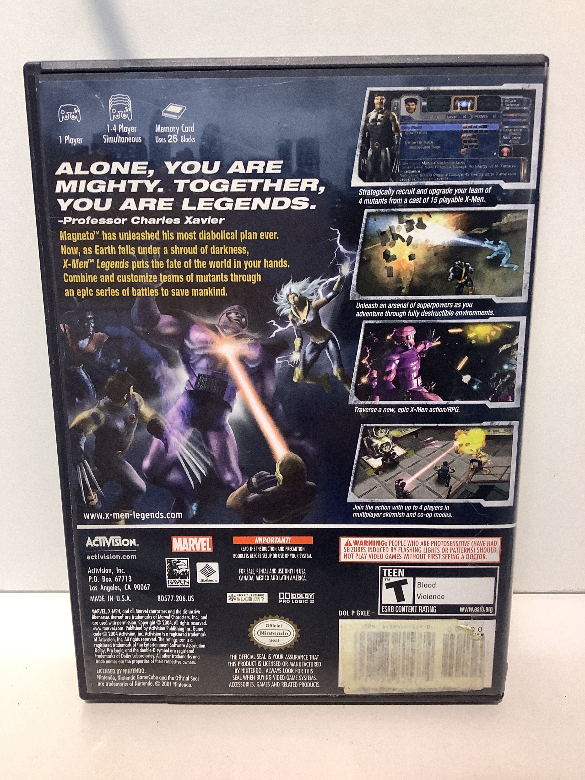 X-men Legends - Gamecube - Image 2