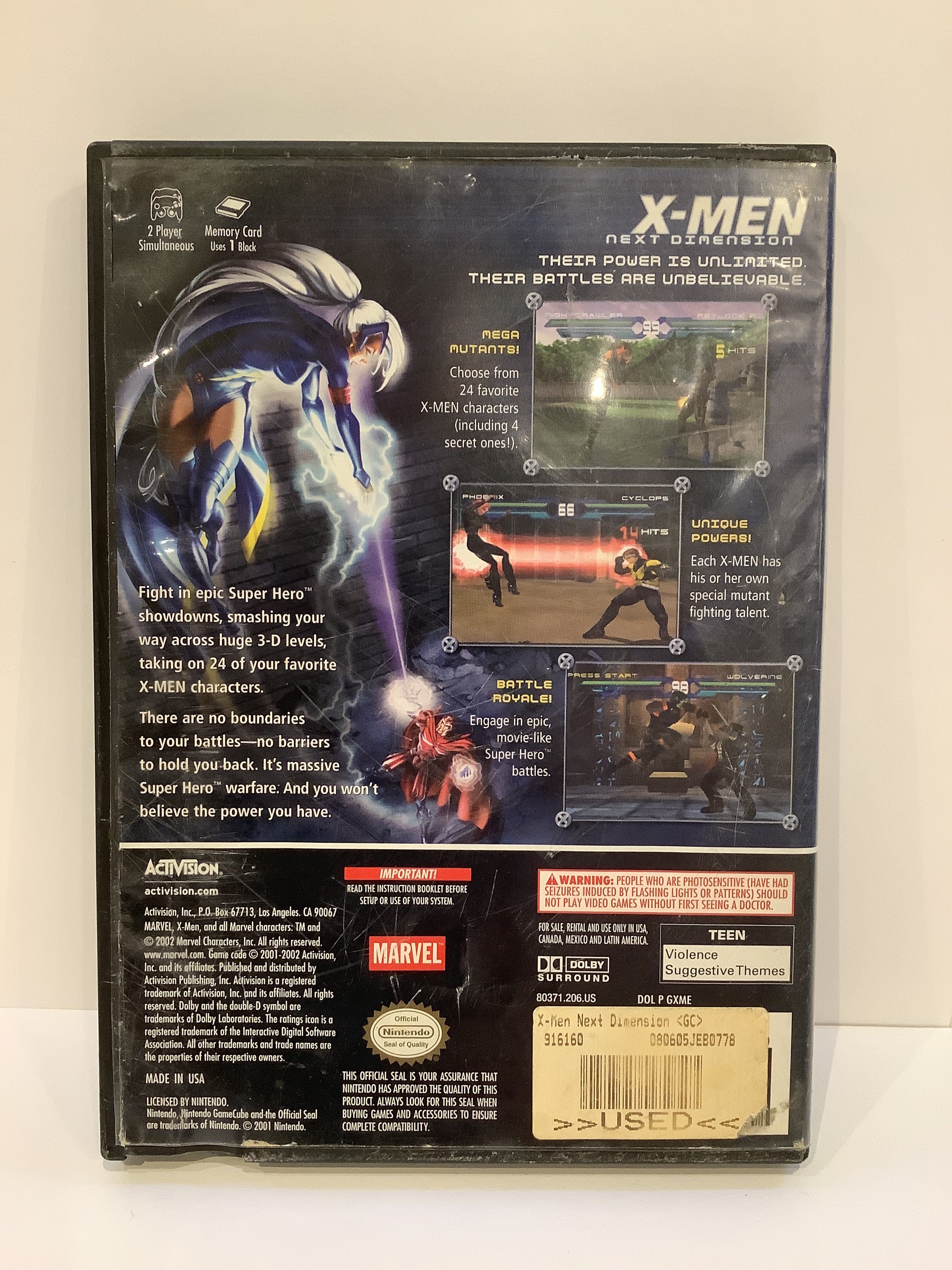 X-men Next Dimension - Gamecube - Image 2
