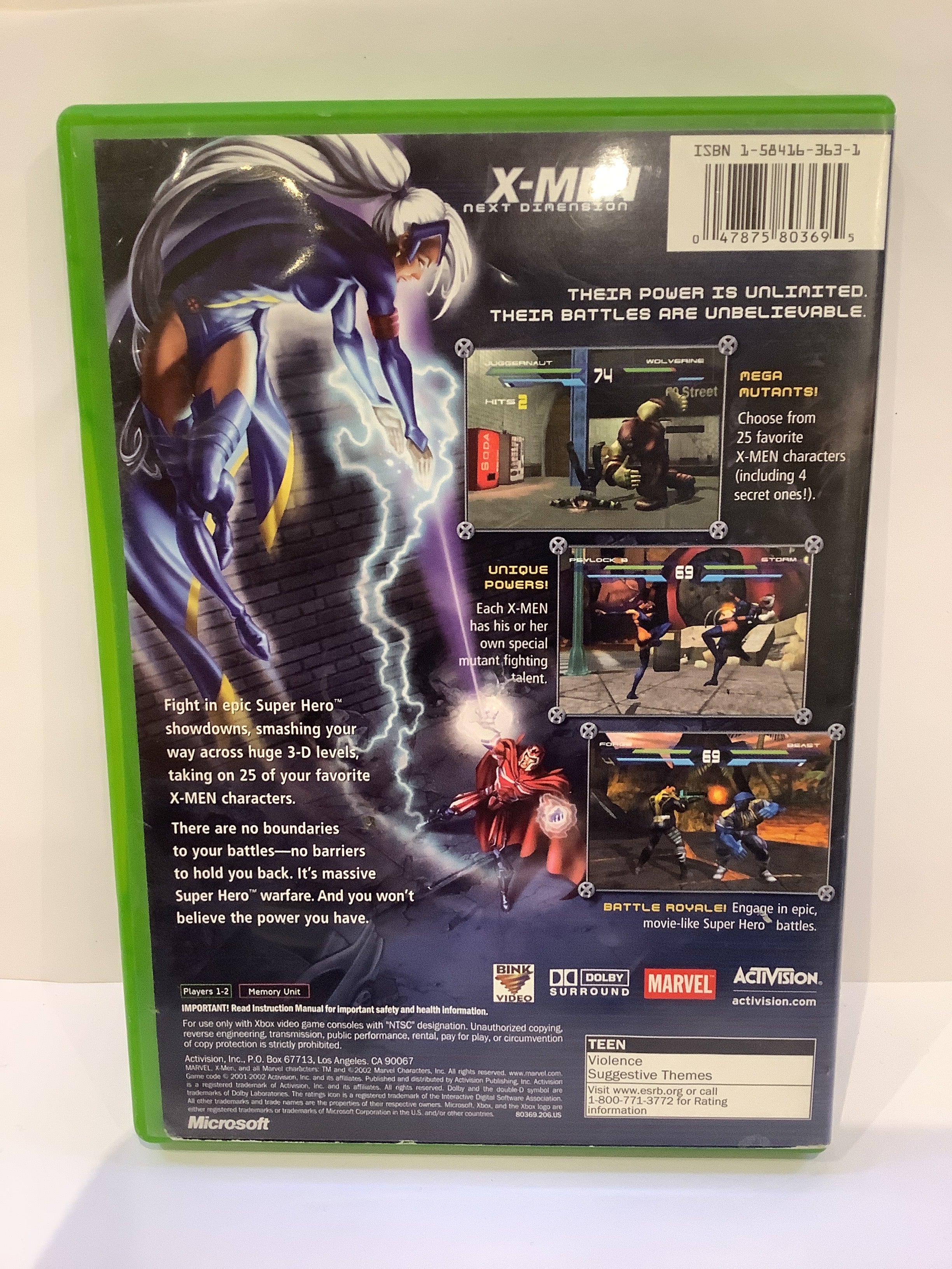 X-men Next Dimension - Xbox - Image 2