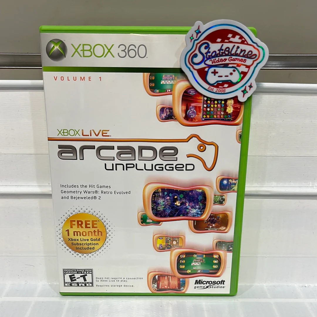 Xbox Live Arcade Unplugged Volume 1 - Xbox 360