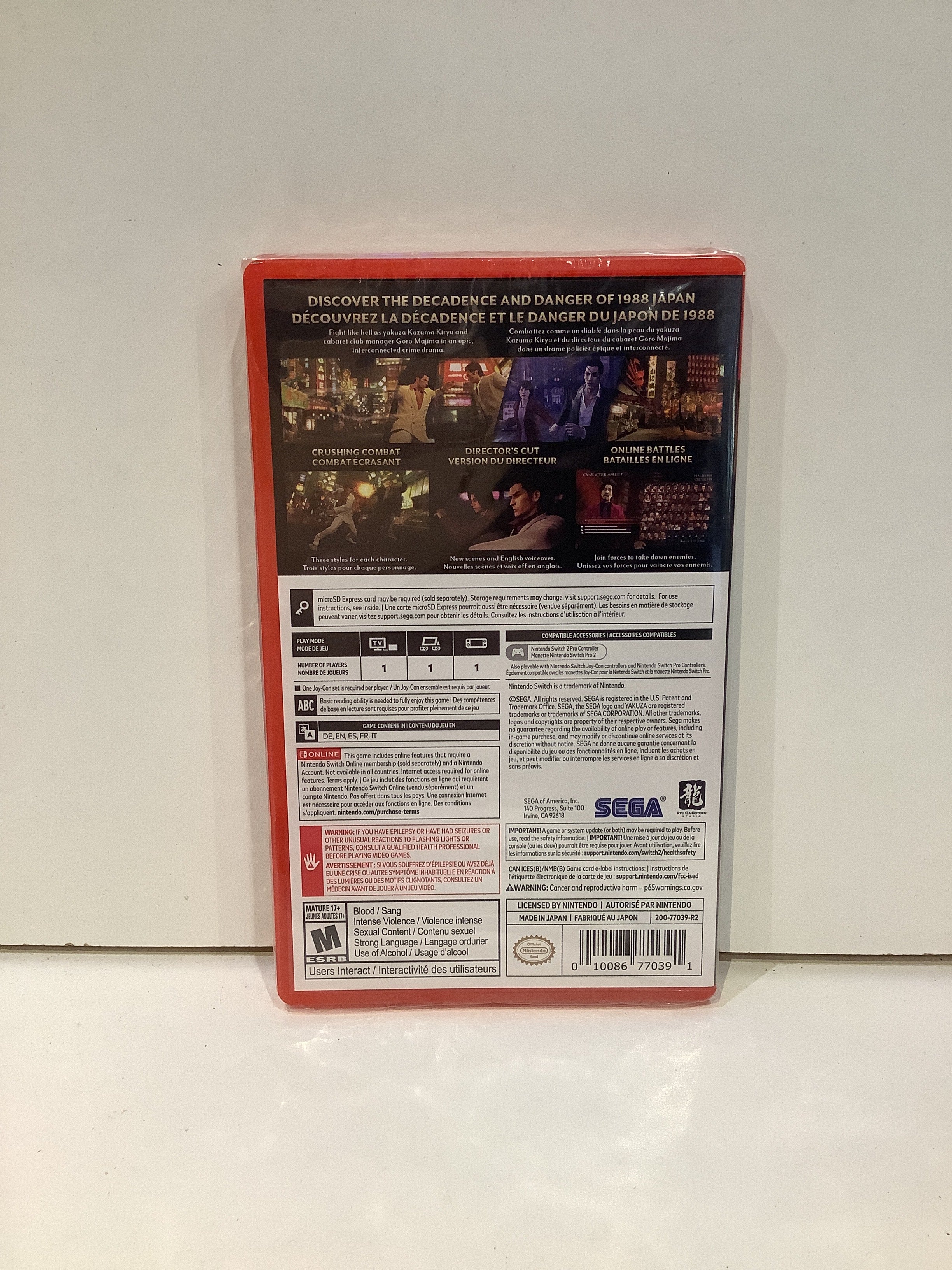 Yakuza 0: Director's Cut - Nintendo Switch 2 - Image 2