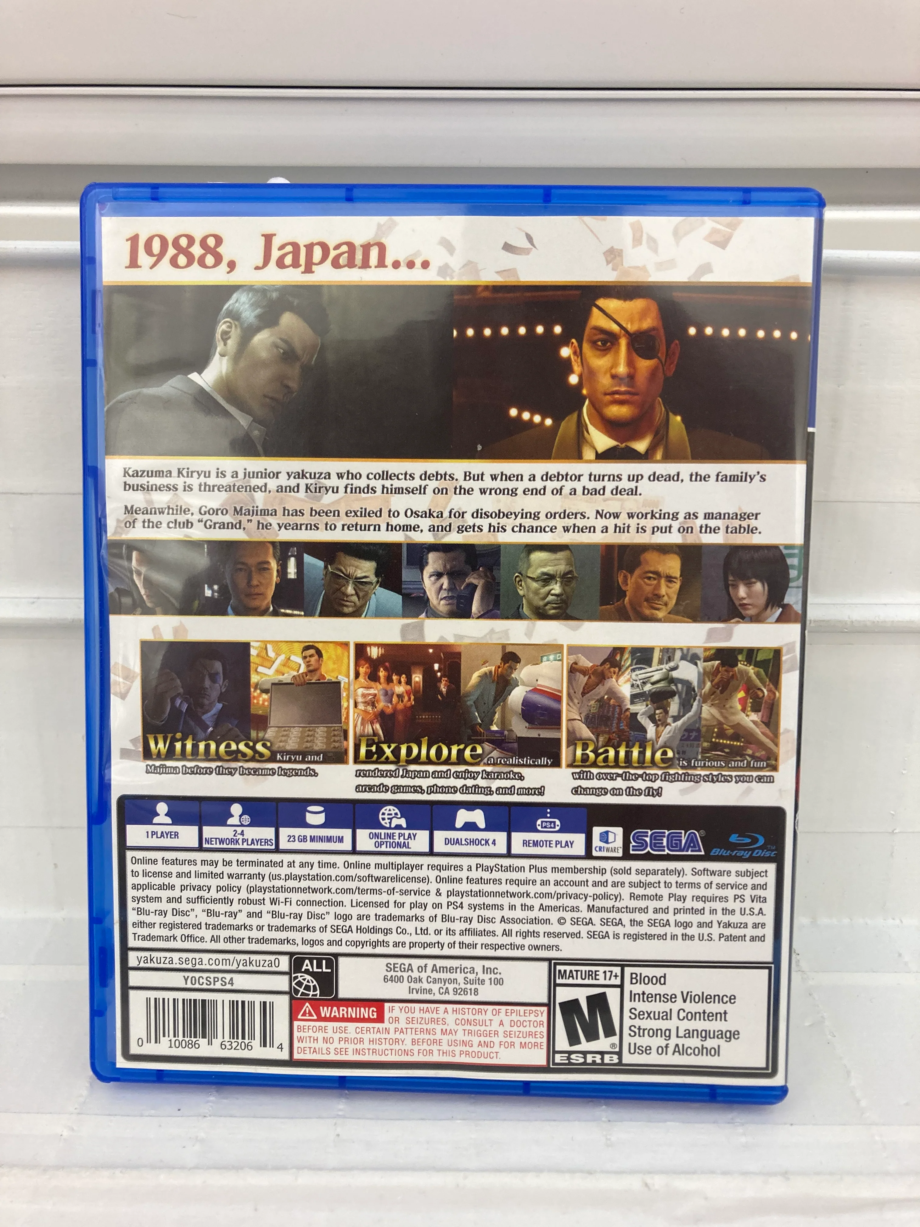 Yakuza 0 - Playstation 4 - Image 2
