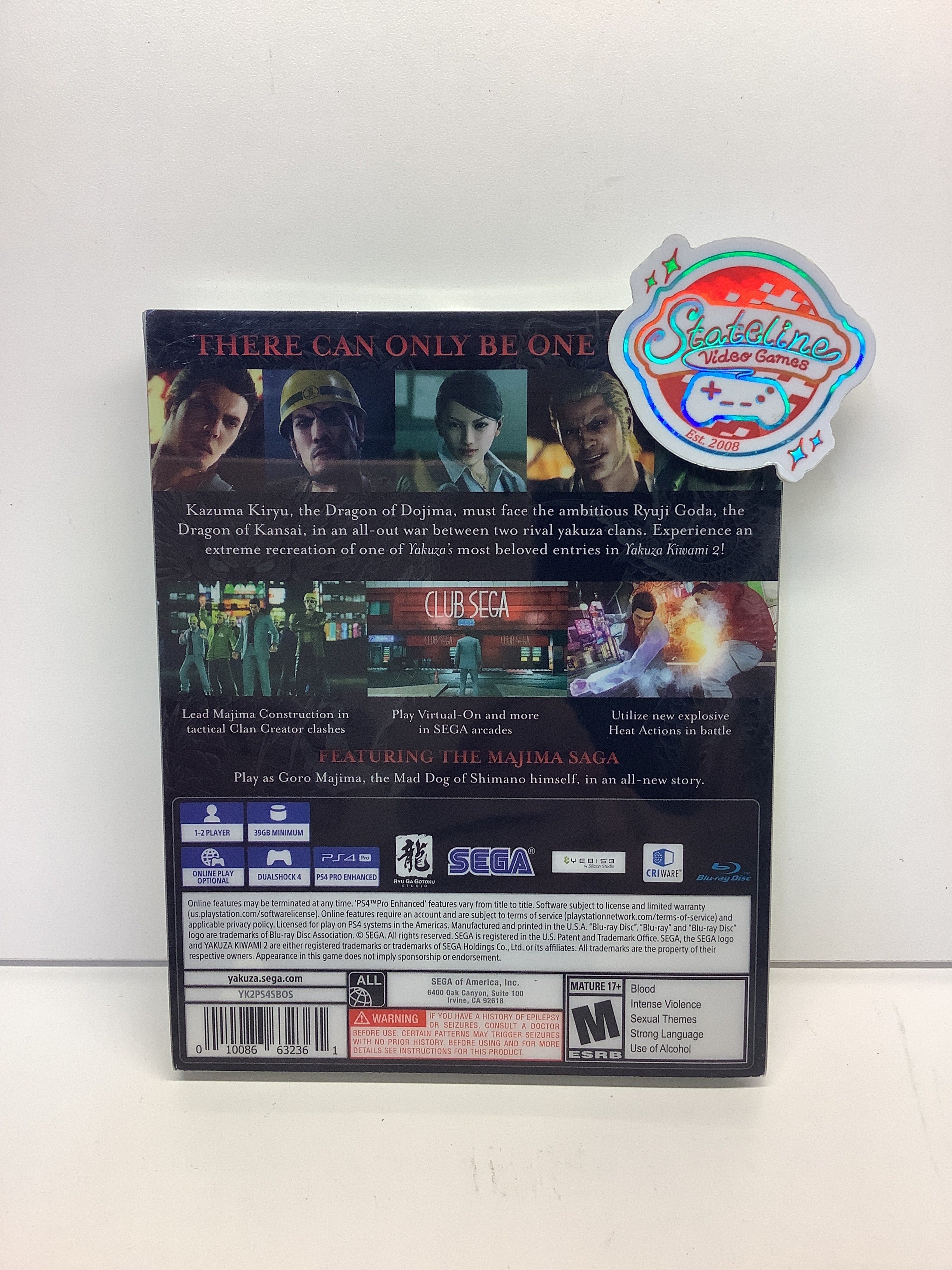 Yakuza Kiwami 2 [Steelbook Edition] - Playstation 4 - Image 2