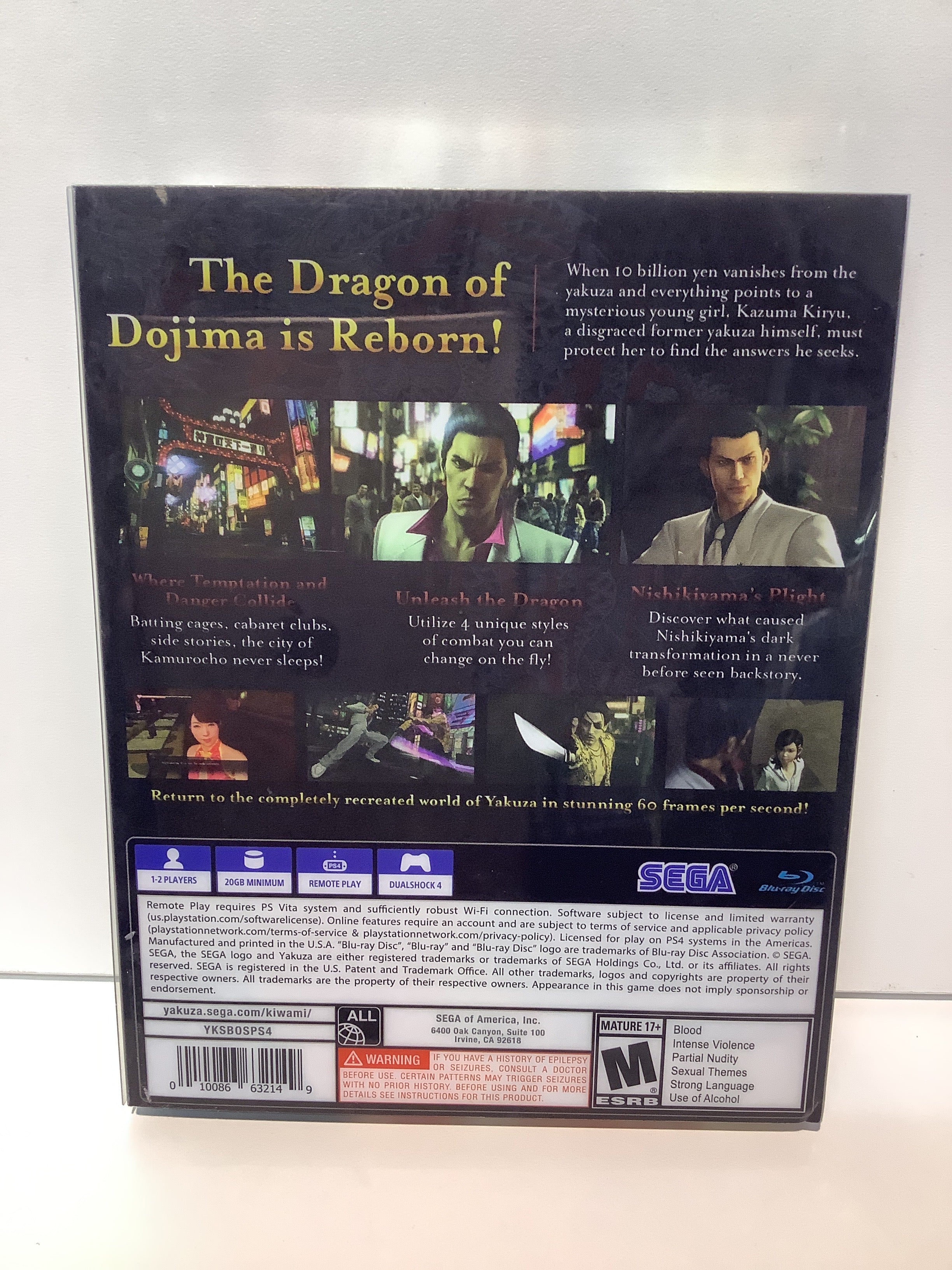 Yakuza Kiwami [Steelbook Edition] - Playstation 4 - Image 2