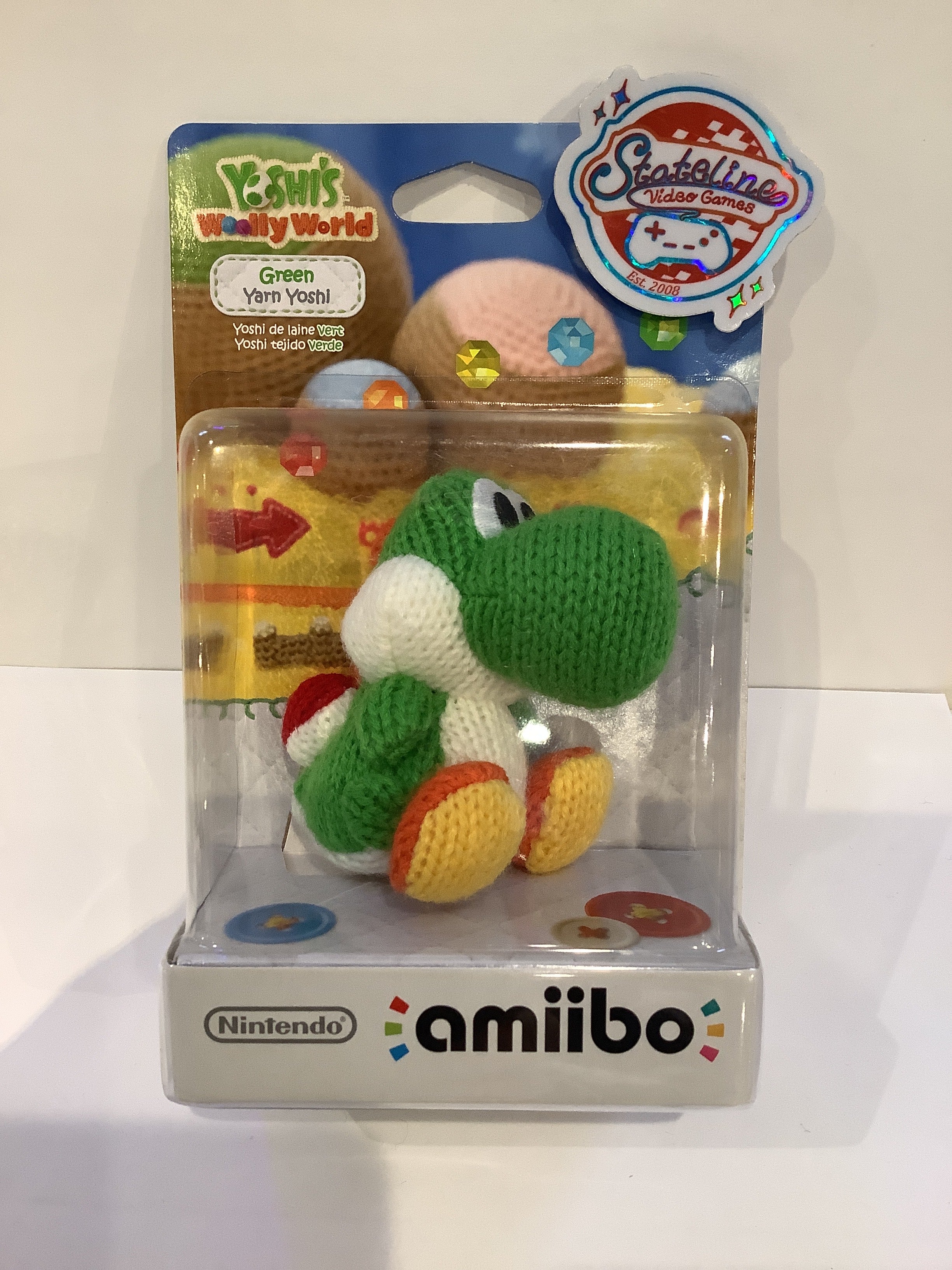Yarn Yoshi - Green - Amiibo