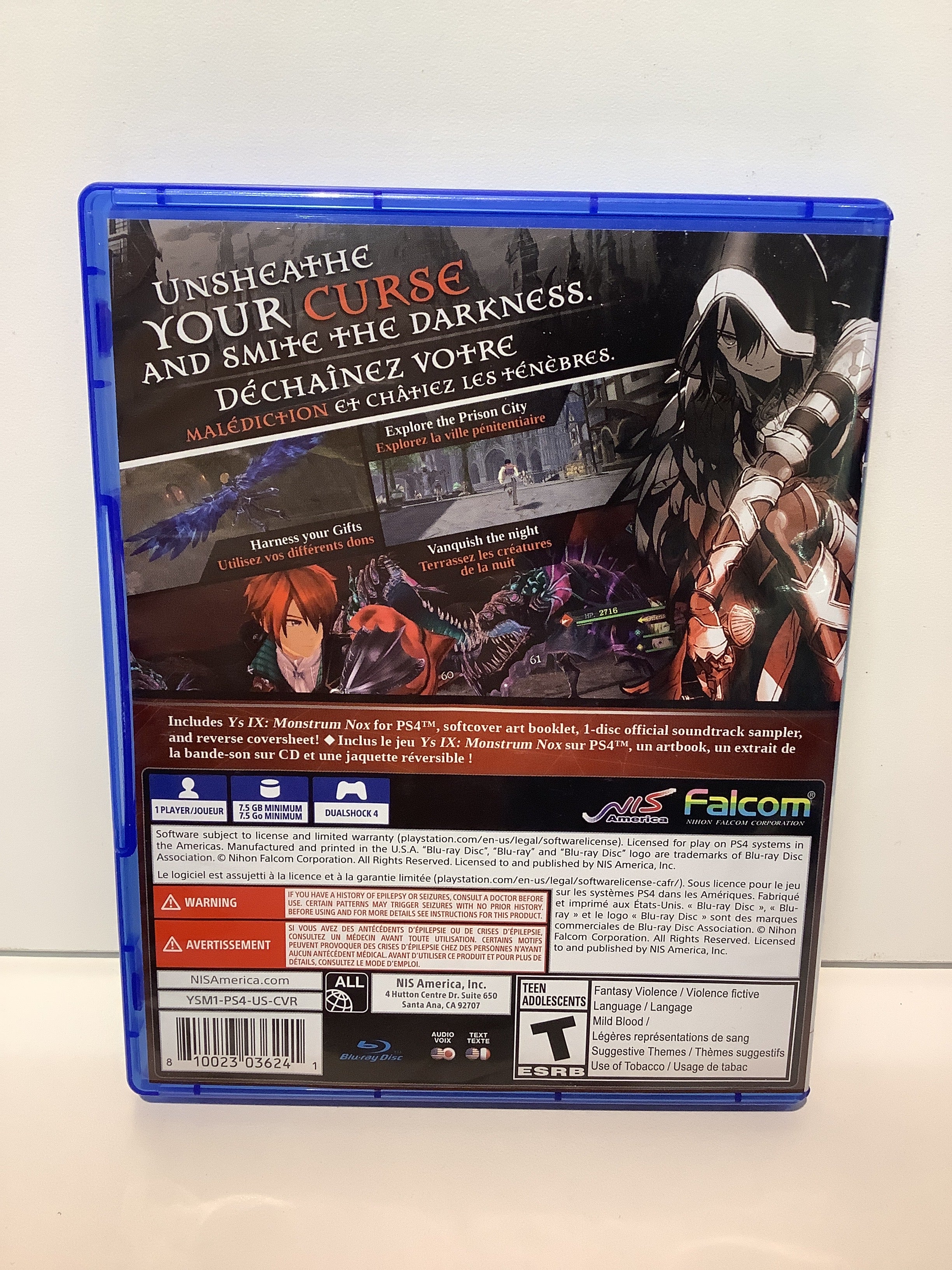 Ys IX: Monstrum Nox [Pact Edition] - Playstation 4 - Image 2
