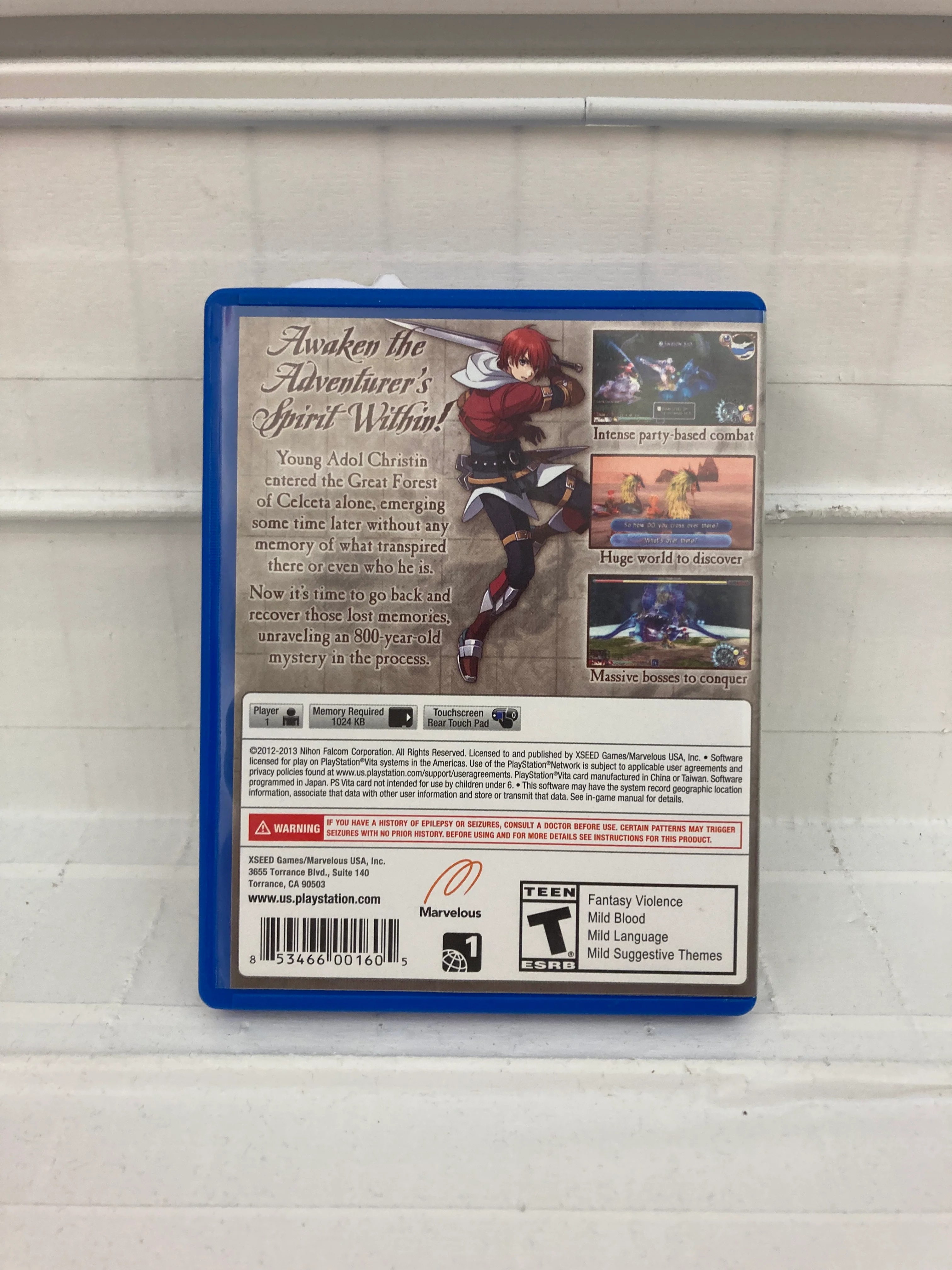 Ys: Memories of Celceta - Playstation Vita - Image 2