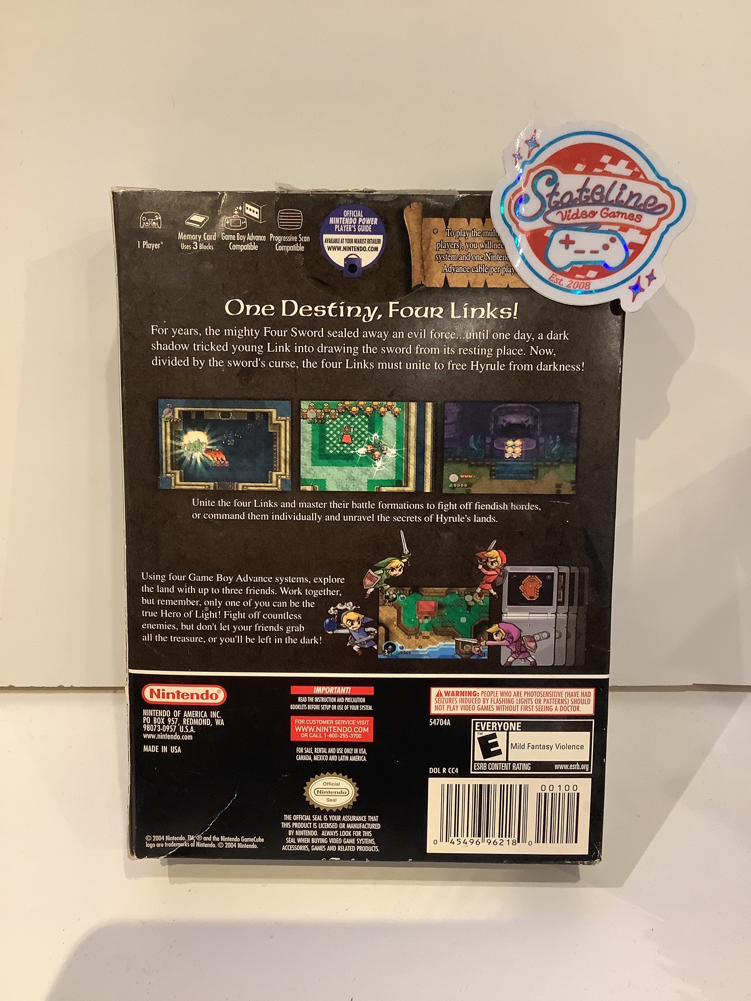 Zelda Four Swords Adventures [Big Box] - Gamecube - Image 2