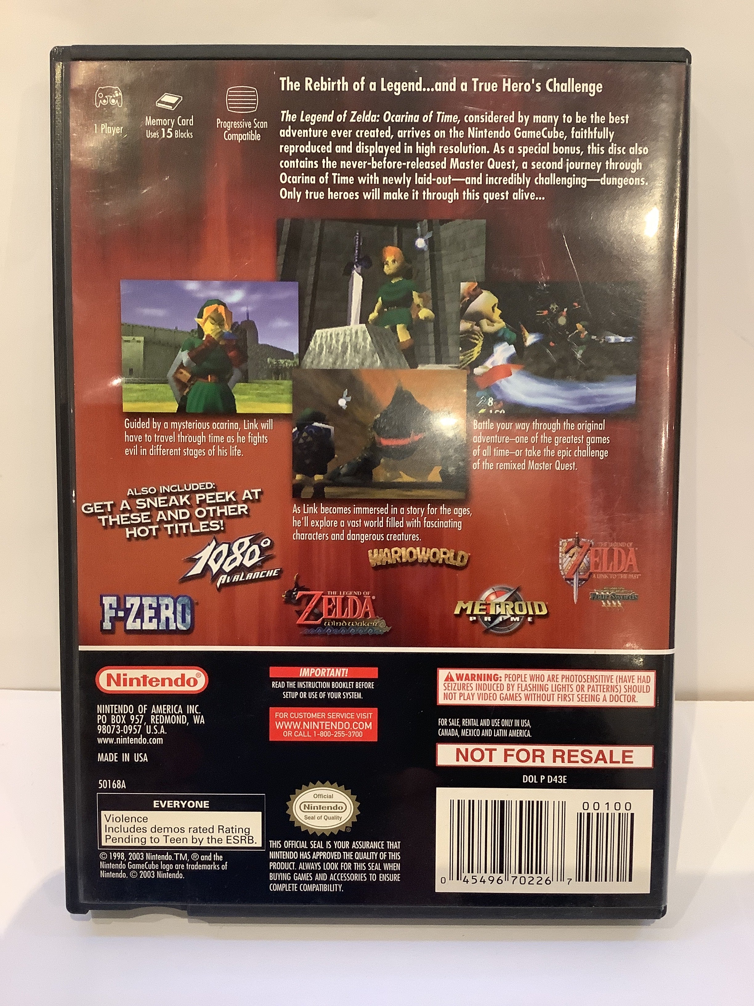 Zelda Ocarina of Time Master Quest - Gamecube - Image 3