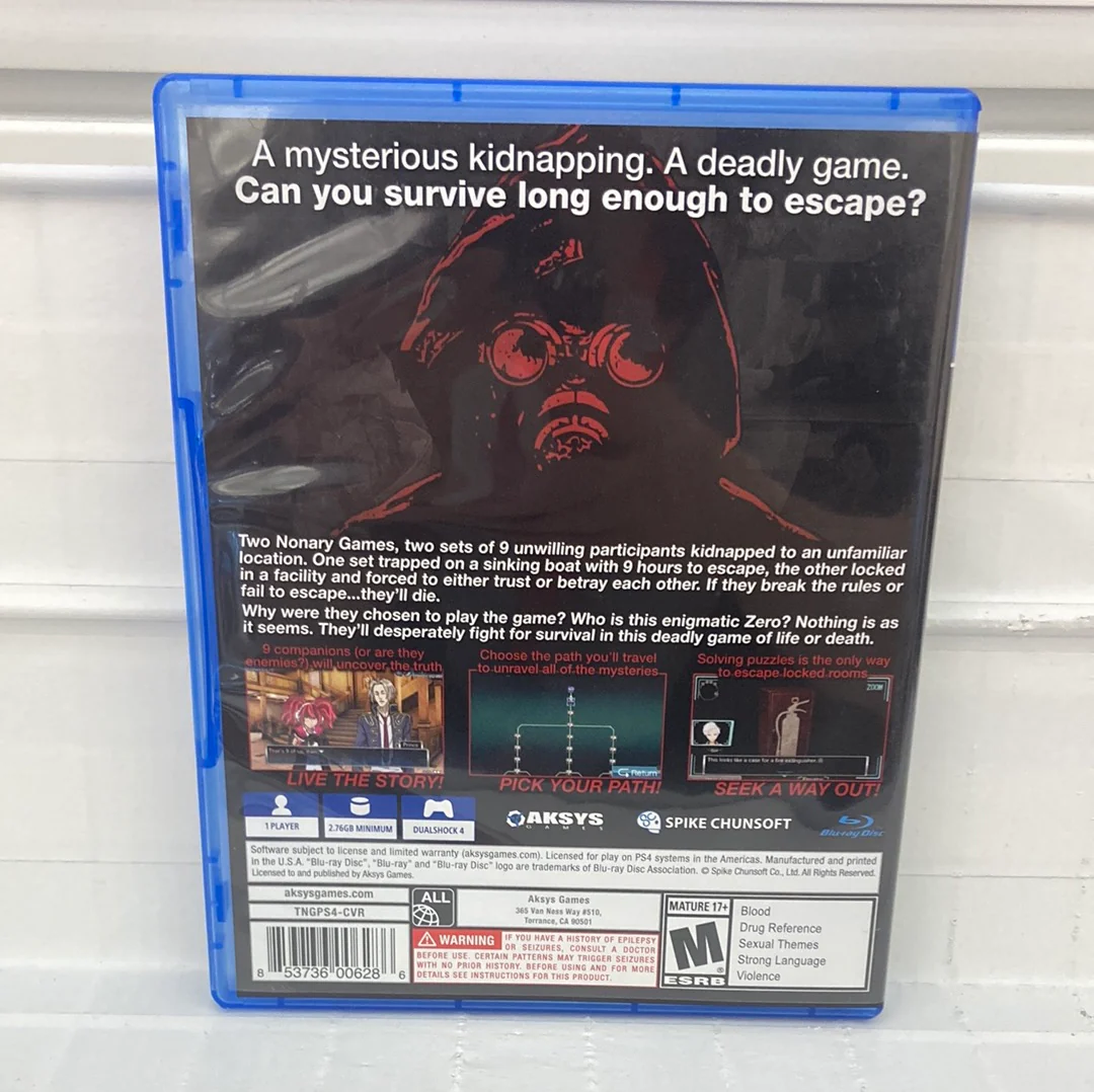 Zero Escape The Nonary Games - Playstation 4 - Image 2