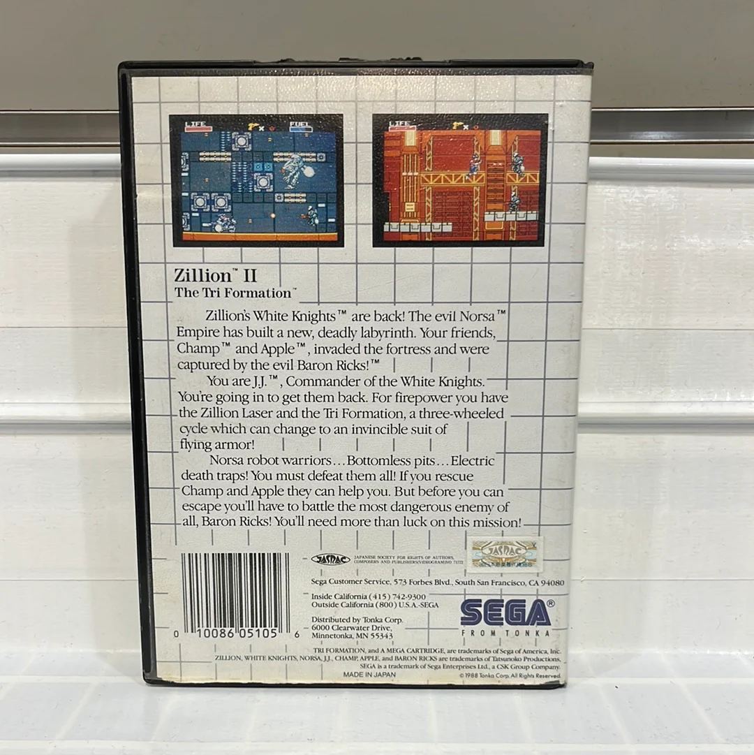 Zillion II - Sega Master System - Image 2