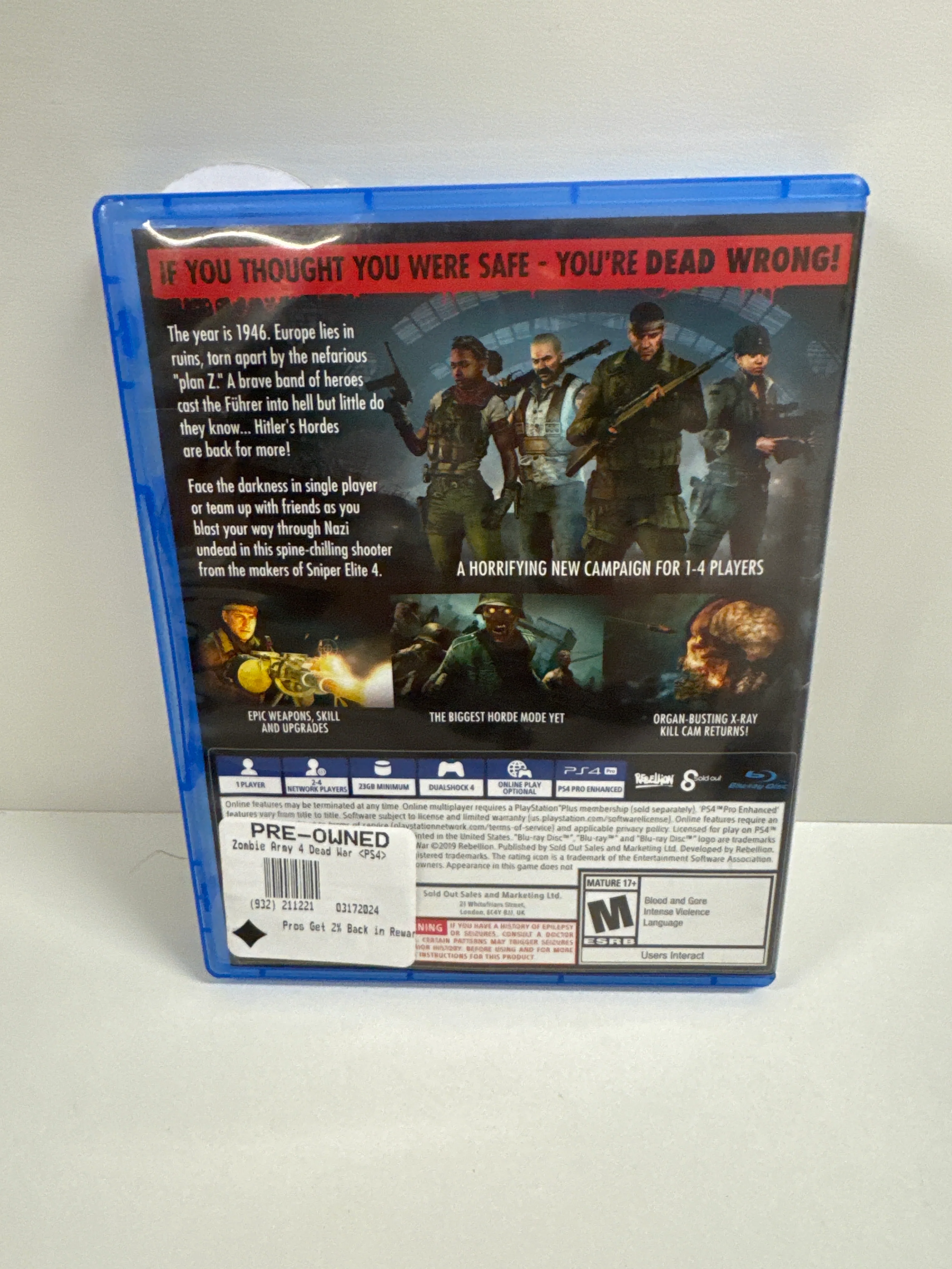 Zombie Army 4: Dead War - Playstation 4 - Image 2