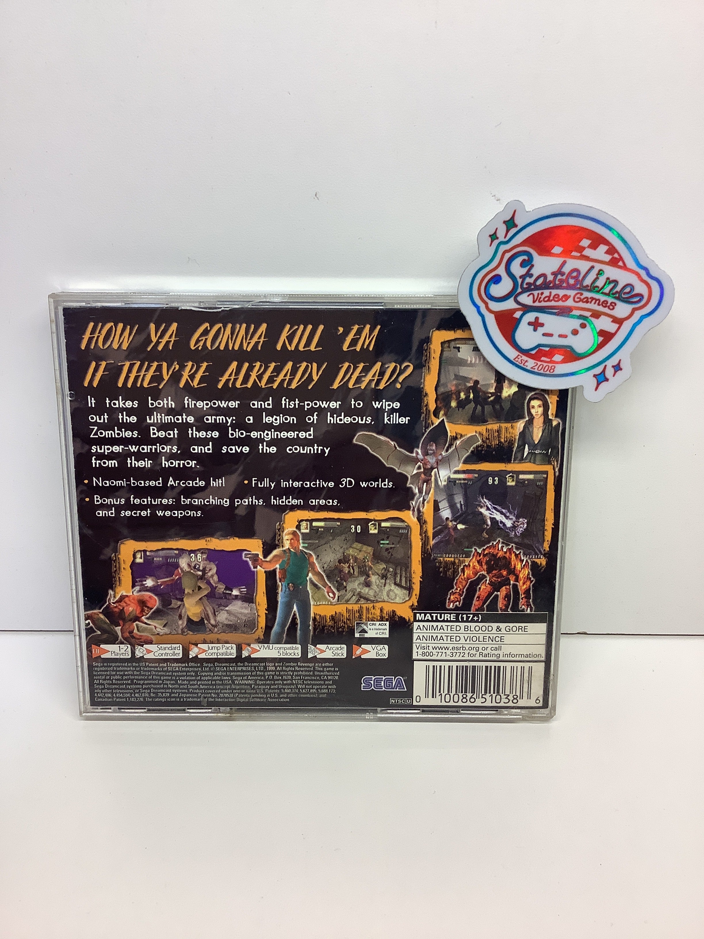 Zombie Revenge - Sega Dreamcast - Image 2